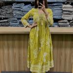 Cotton Printed Kurti Pant Dupatta Set(AD)