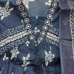 Cotton Printed Kurti Pant Dupatta Set(AD)