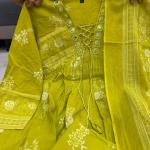 Cotton Printed Kurti Pant Dupatta Set(AD)