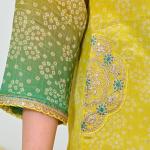 Russian Silk Banarasi Embroidered Suit Set (AD)