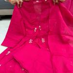 Premium Jaipuri Cotton Kurti Palazzo Set with Dupatta (BF)