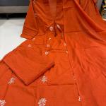 Premium Jaipuri Cotton Kurti Palazzo Set with Dupatta (BF)