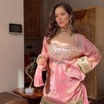 Designer Fendy Silk Bustier Sharara Set with Dupatta ( RR)