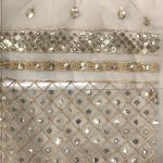 Butterfly Net Embroidered Saree with Blouse (TF)