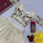 Designer Tissue Silk Embroidered Lehenga Choli Set with Dupatta (PC)