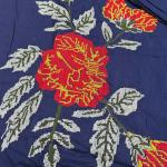 Rose Embroidery Jaipuri Cotton Kurti Pant Dupatta Set (AD)