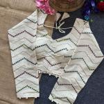 Khadi Cotton Long Sleeve Blouse – Off White (RC)
