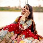 Kalamkari Print Georgette Lehenga Choli Set with Dupatta (PC)