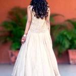 Vichitra Silk Lehenga Choli Set with Embroidered Shrug (PC)
