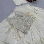 Vichitra Silk Lehenga Choli Set with Embroidered Shrug (PC)