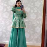 Designer Fandy Silk Kediyu Lehenga Set with Dupatta (MC)