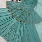 Designer Fandy Silk Kediyu Lehenga Set with Dupatta (MC)