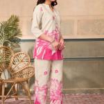 Premium Linen Printed Co-Ord Set with Palazzo