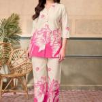 Premium Linen Printed Co-Ord Set with Palazzo