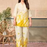 Premium Linen Printed Co-Ord Set with Palazzo