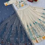 Designer Tissue Silk Wedding Lehenga Choli Set with Dupatta