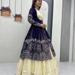 Designer Indo-Western Lehenga Set with Embroidered Shrug