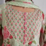 Ruhi Jaipuri Cotton Anarkali Kurti Pant Dupatta Set (AK)